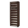 Tall 10-Layer Fabric Shoe Storage Organizer, , large