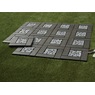 Set of 8 Outdoor Patio Tiles-Wood Pattern and Stone or Brown Directional, , large