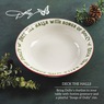 Dolly Parton Holiday Toile 10.5-Inch Serving Bowl, , large