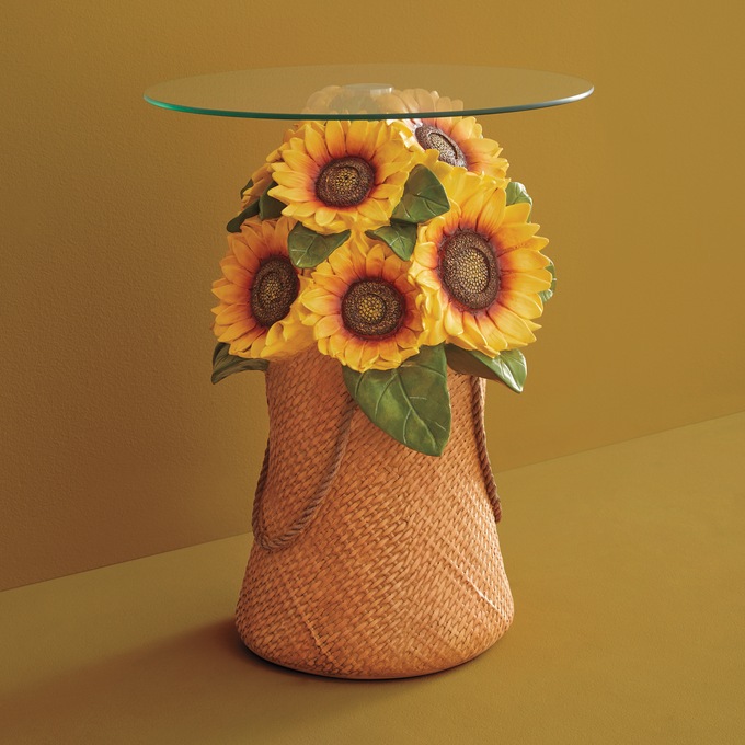Sunflower Accent Table, , large