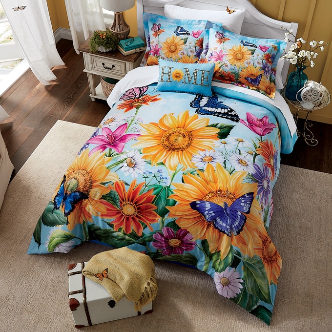 Butterfly Garden Comforter Set, , large