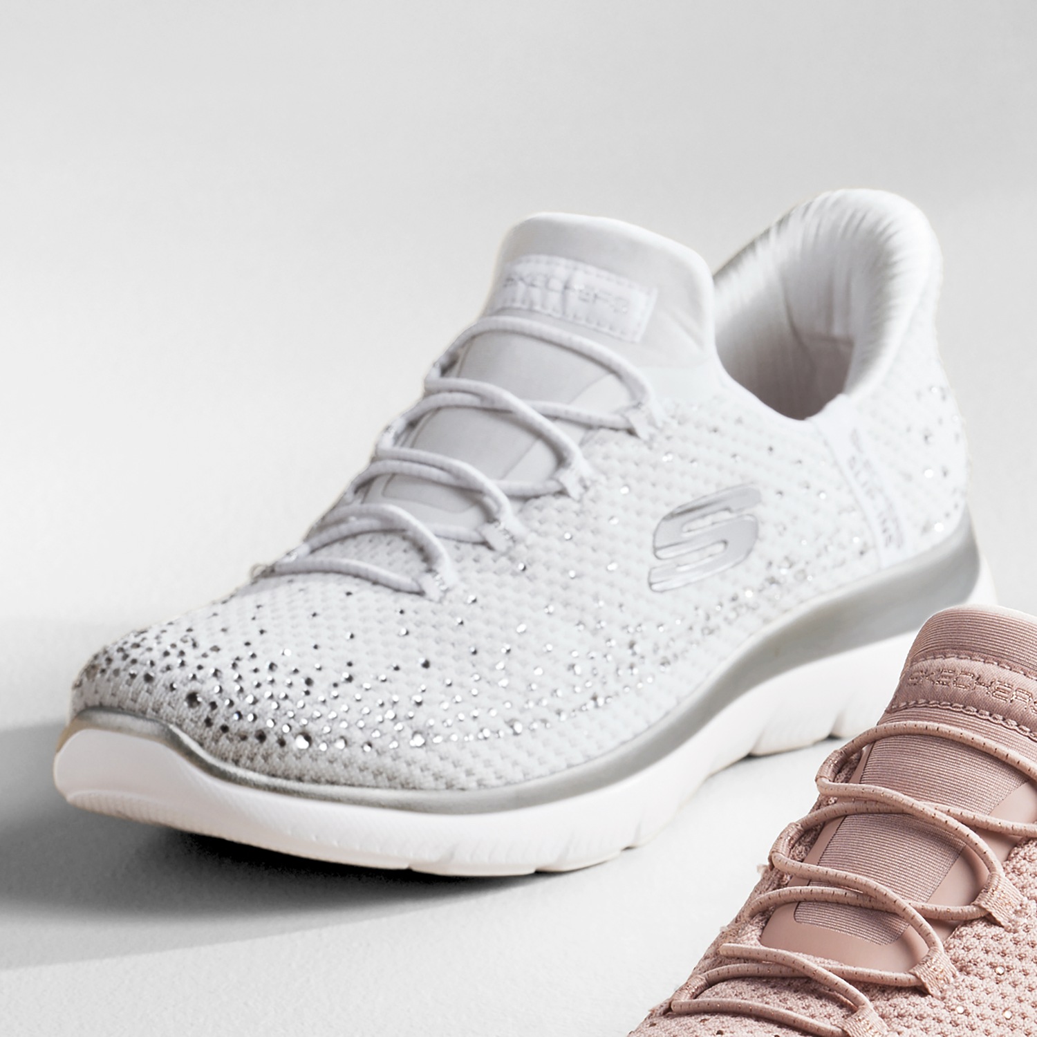 SKECHERS SLIP-INS ホワイト23㎝ Skechers Slip-ins: Summits - Perfo