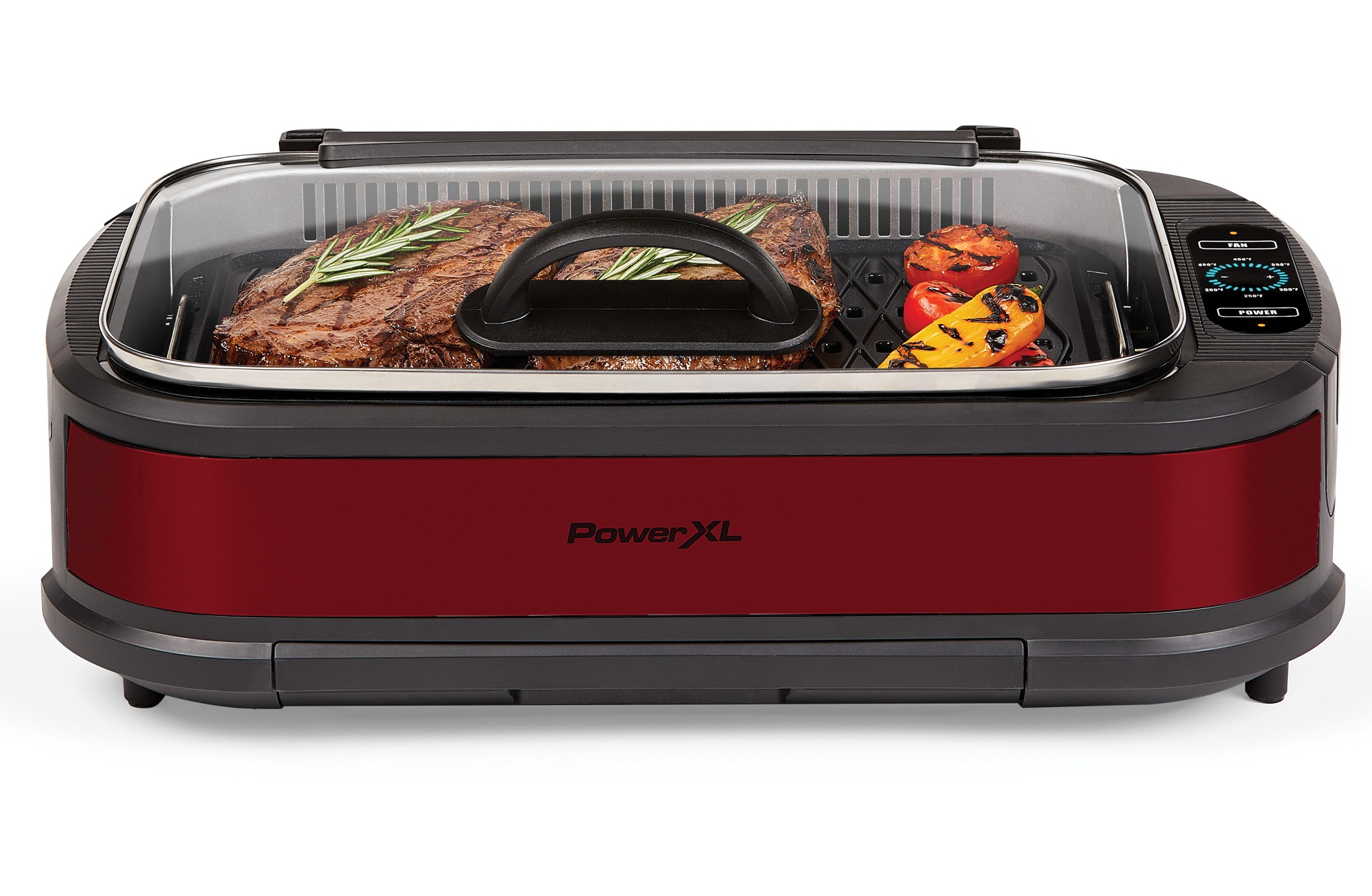 power xl 1500 watt smokeless grill pro with griddle plate