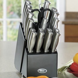 Ginny's® Knife Set with Matching Cutting Board