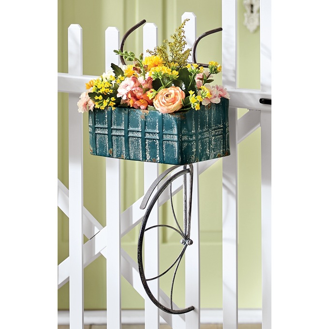 Bike Basket Wall Planter, , large