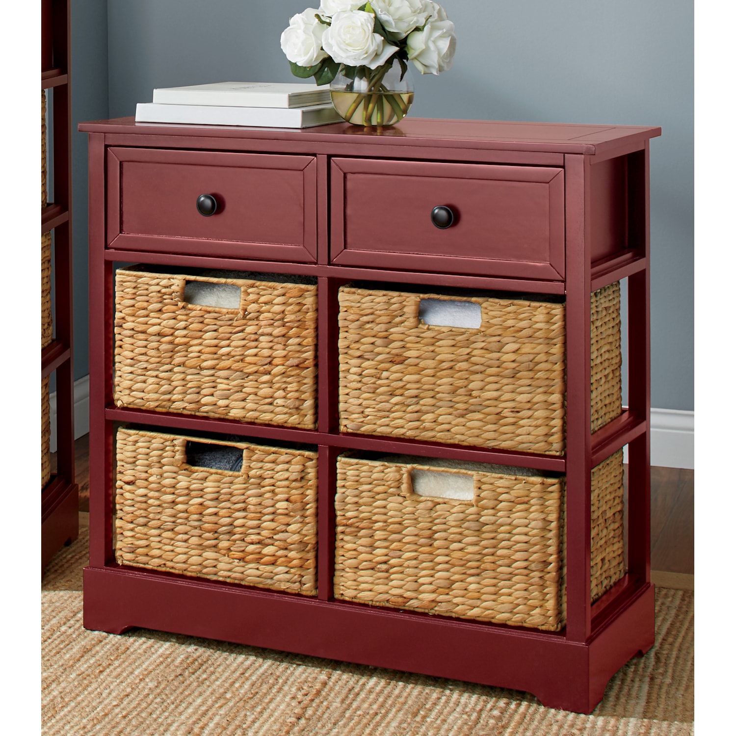 Admiral 4-Basket Storage Cabinet | Ginny's