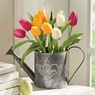 Decorative Watering Can Tulips Décor, , large