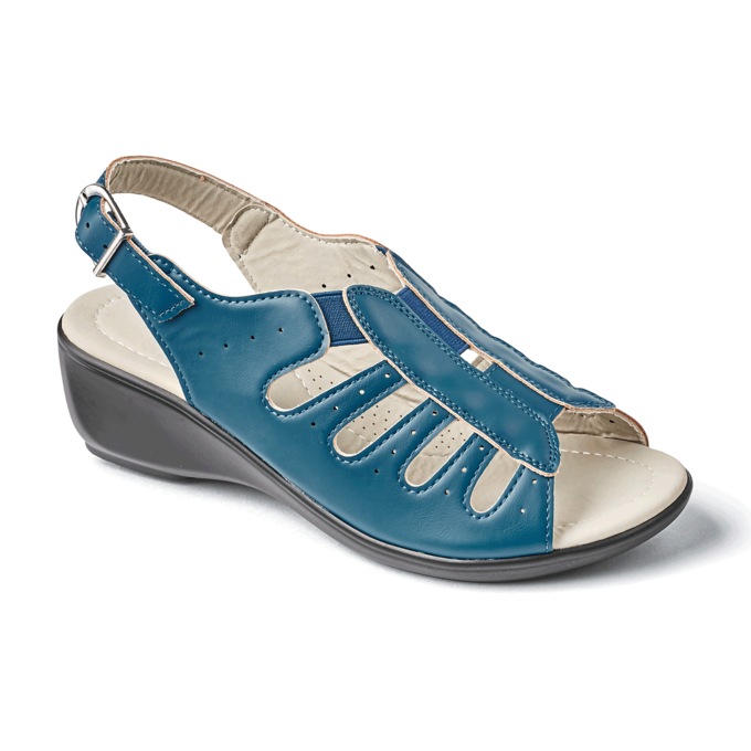 Women's Allison Wedge Sandal with Cushioned Insole, , large