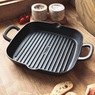 Bobby Flay by GreenPan 11" Cast Iron Square Grill Pan, , large