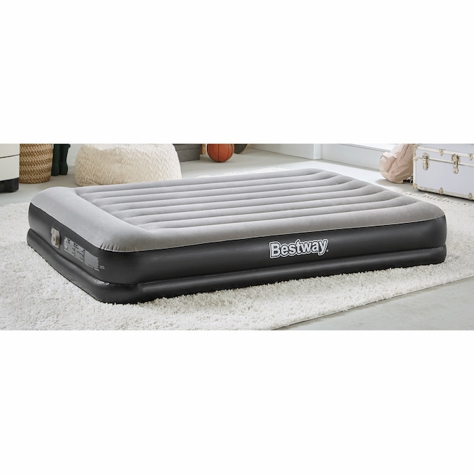Bestway Tritech 14" Air Mattress with Built-In Pump, , large