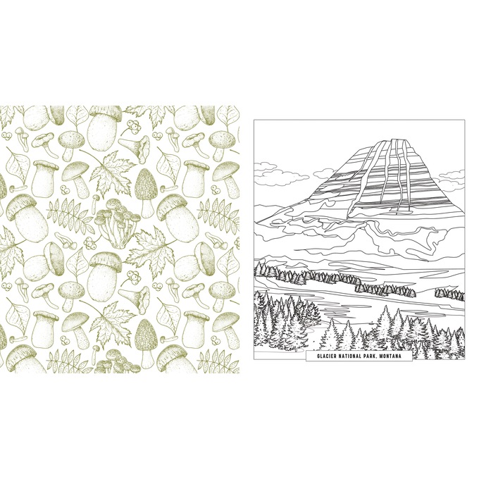 National Park Coloring Book, , large