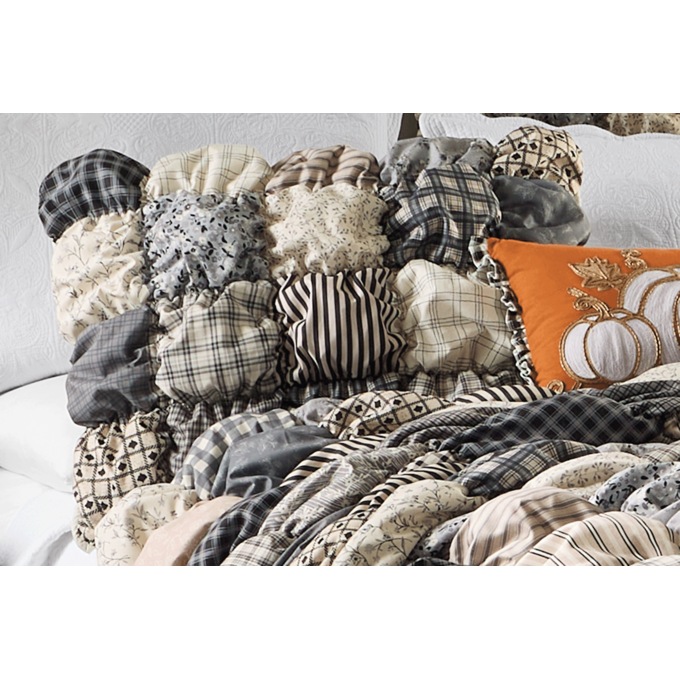 Farmhouse Puff Sham in Neutral Shades, Multi, large