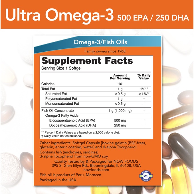 Ultra Omega-3 Fish Oil Softgels, , large