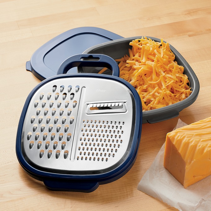 Oster Flat Grater with Container and Lid