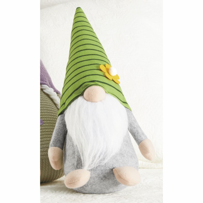 Gnome Figural Pillow, , large