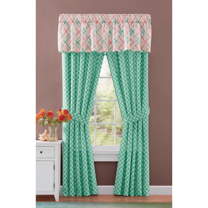 Lily Plaid Panel Pair, , large