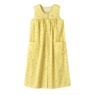 Sleeveless Woven Cotton Shift Dress with Pockets, , large