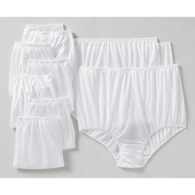 10-Pack Women's Nylon Panties, , large