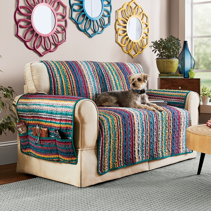 Bright Stripe Furniture Protector, , large