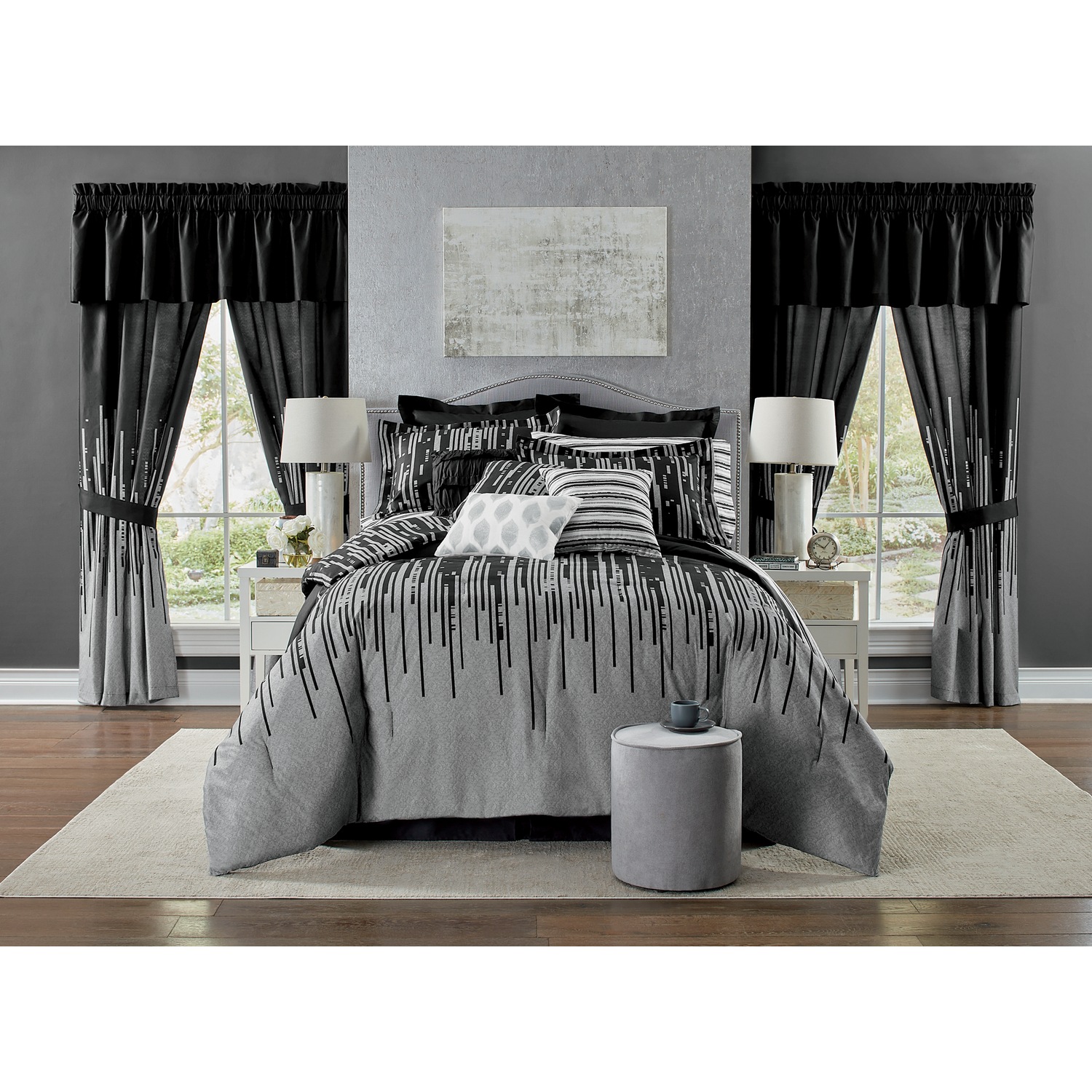 Comforter sets with matching curtains sale