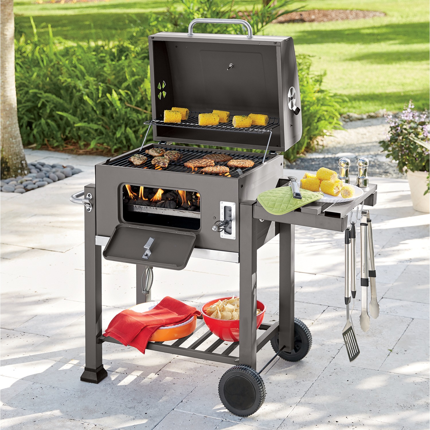 Who Makes Backyard Grill / Backyard Pro CHAR60 60" Heavy-Duty Steel ... - 768830 1