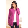 Snap-Front Cotton-Blend Women's Cardigan, , large