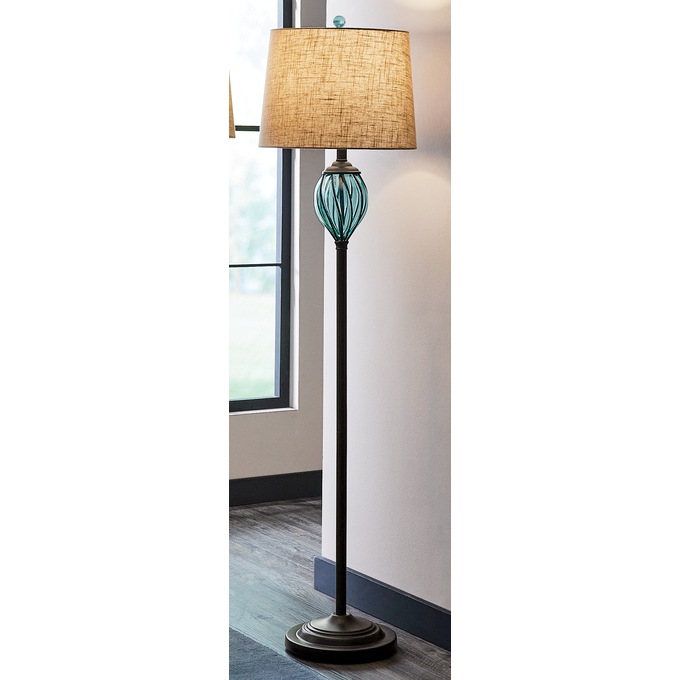 Captured Glass Floor Lamp, , large