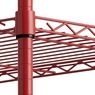 Wide 5-Tier Rolling Metal Wire Storage Rack with Wheels, , large