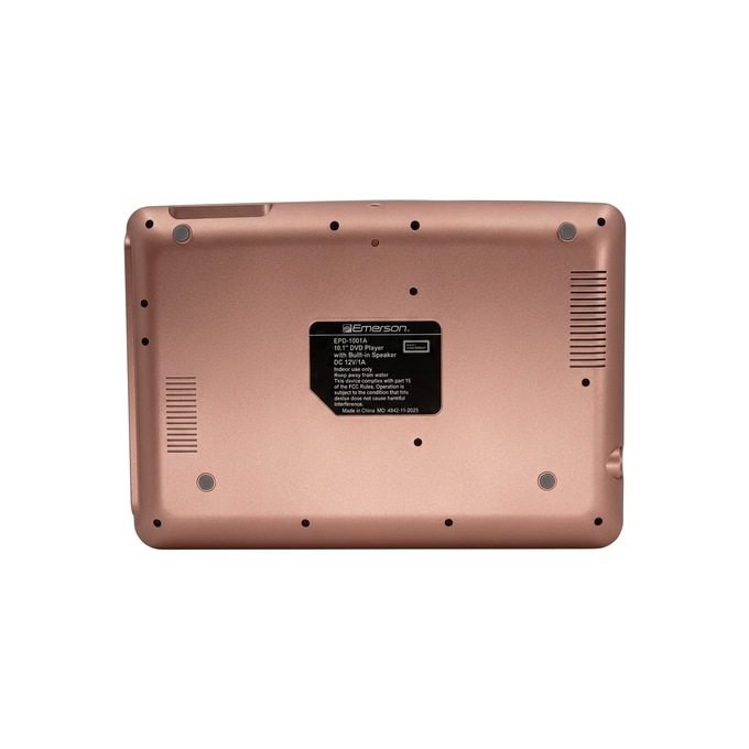 Emerson 10.1" Swivel Screen DVD Player, Rose Gold, large