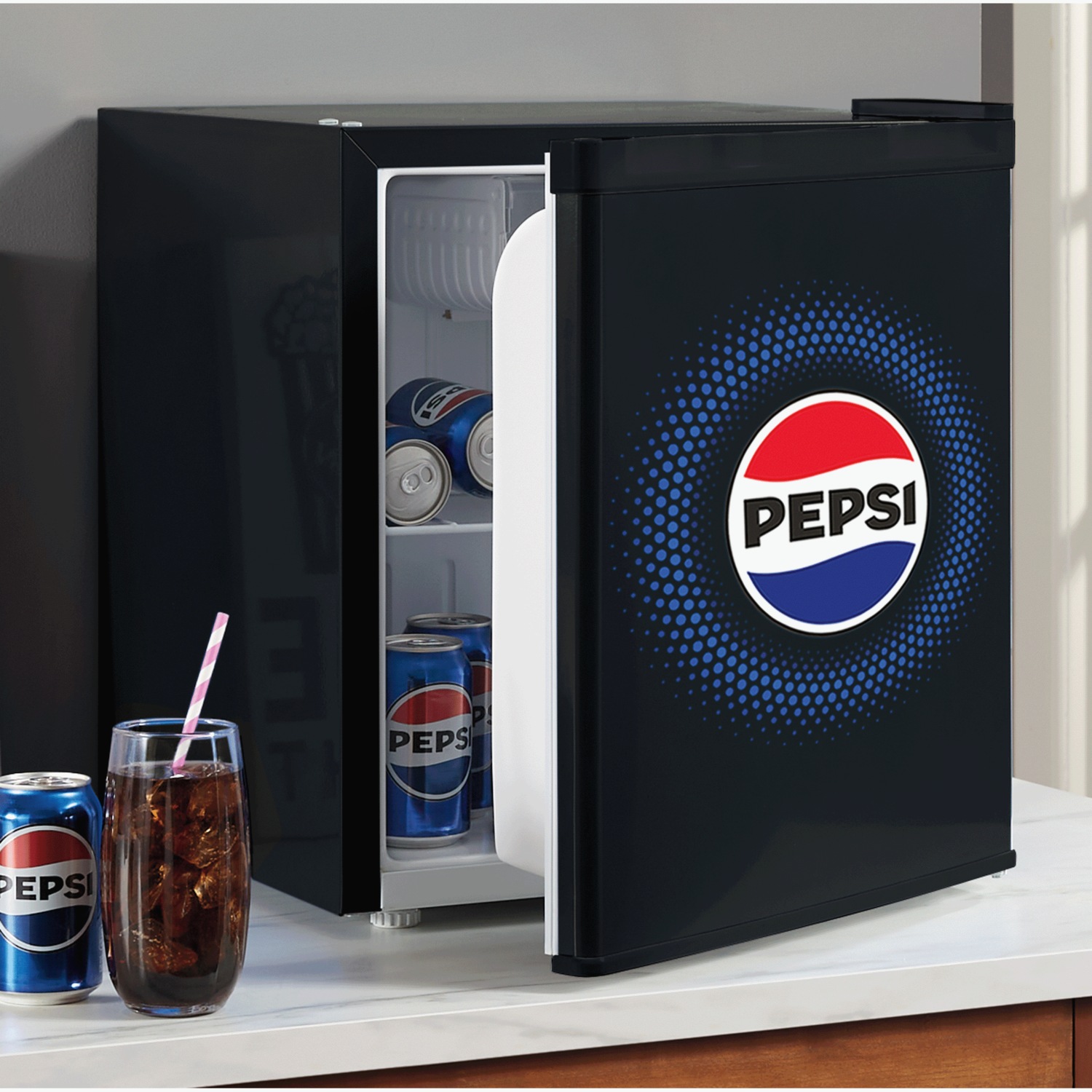 Pepsi mini bar fridge set on sale