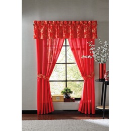 Cherry Blossom Jacquard Window Treatments, , large