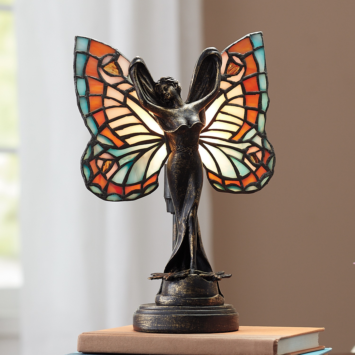 Stained Glass Fairy Accent Lamp | Ginny&rsquo;s
