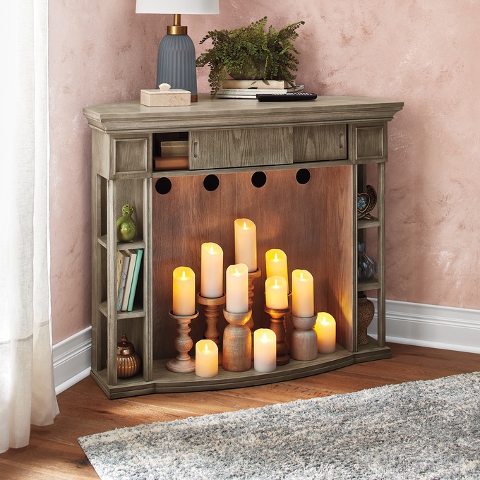 Convertible Corner Mantel, , large