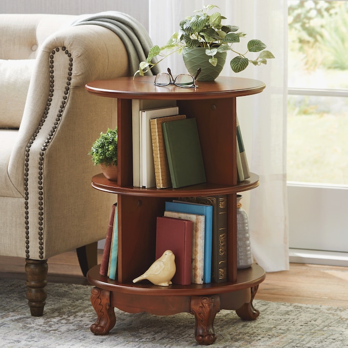 Rotating Claw-Foot Book Shelf, , large