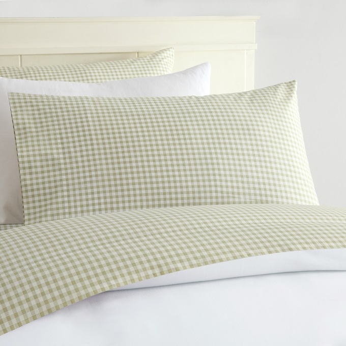 250-Thread Count Cotton Gingham Sheet Set, , large