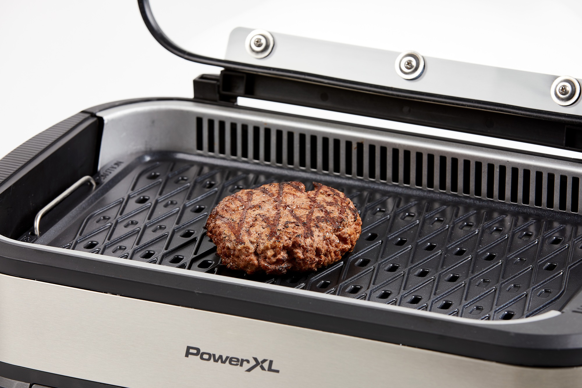 power xl 1500 watt smokeless grill pro with griddle plate