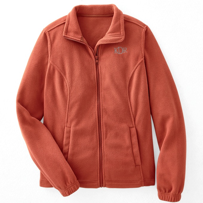 Women's Personalized Fleece Jacket, , large