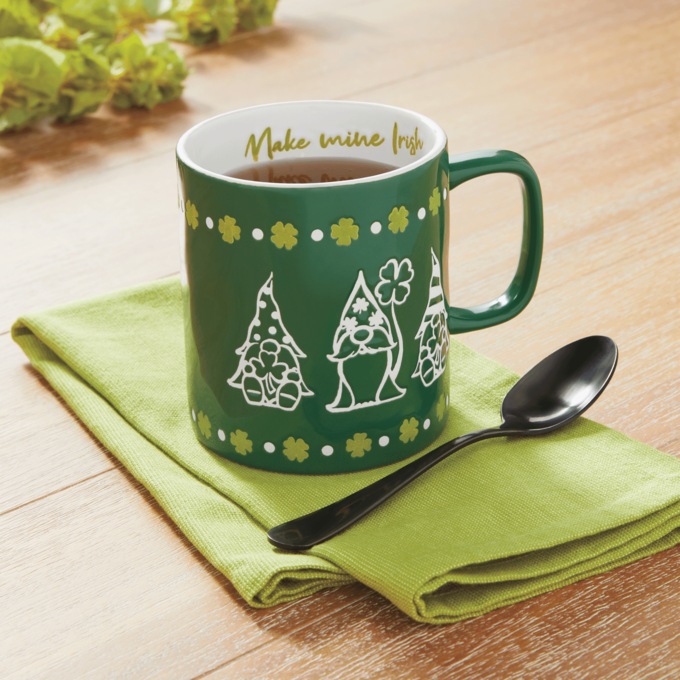 Gnomes 4-Leaf Clover Mug, , large