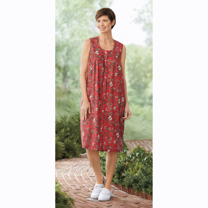 Sleeveless Woven Shift, , large