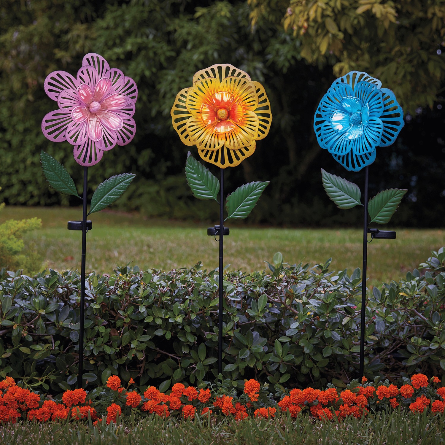Solar Flower Stake Ginny s