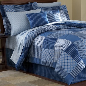 Ellington Blue Complete Bed Set, , large