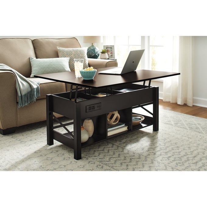 Lift/Expand Powered Coffee Table, , large
