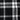 Quilt-Lined Flannel Hoodie, Black White, swatch