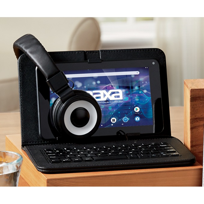 Naxa 10" Tablet with Keyboard and Headphones, , large