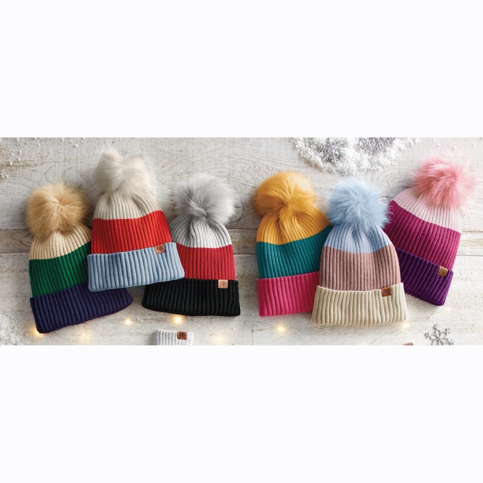 3-Pack of Knit Hats, , large