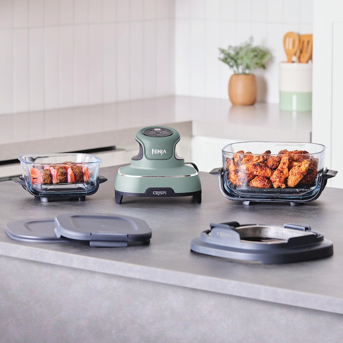 Ninja Crispi Cook & Store System, Sage Green, large