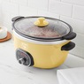 Green Life Slow Cooker Healthy Duo 6-Quart Slow Cooker, Butter, large