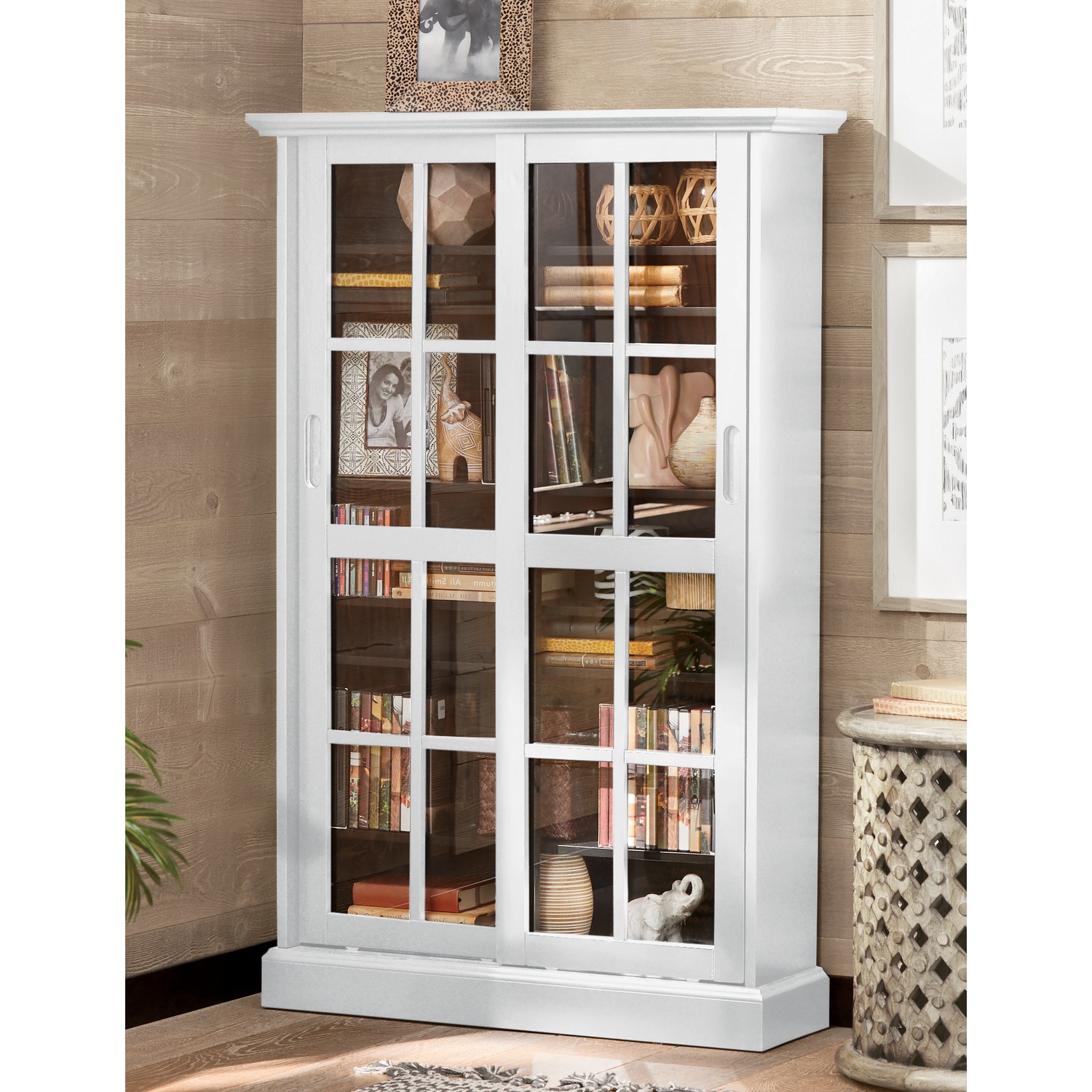 Merrick Sliding Door Media Cabinet Ginny S