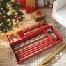 Simplify Holiday Gift Wrap Organizer, Red, large