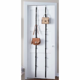 Set of 2 Over-the-Door Cap &amp; Bag Holders, , large